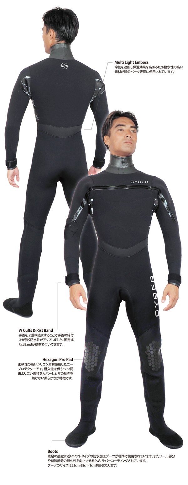 CHEST DRY 2023 / FOR COOL WATER – CYBER SHIELD WETSUITS | サイバー